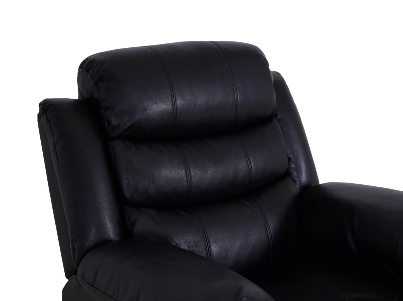 Roma Recliner Armchair - Black - Dante Furniture