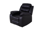 Roma Recliner Armchair - Black - Dante Furniture