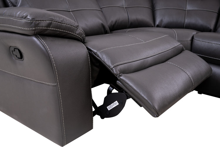 Langdale Grey Recliner LHF 1C2 Corner Sofa - Dante Furniture - image 6