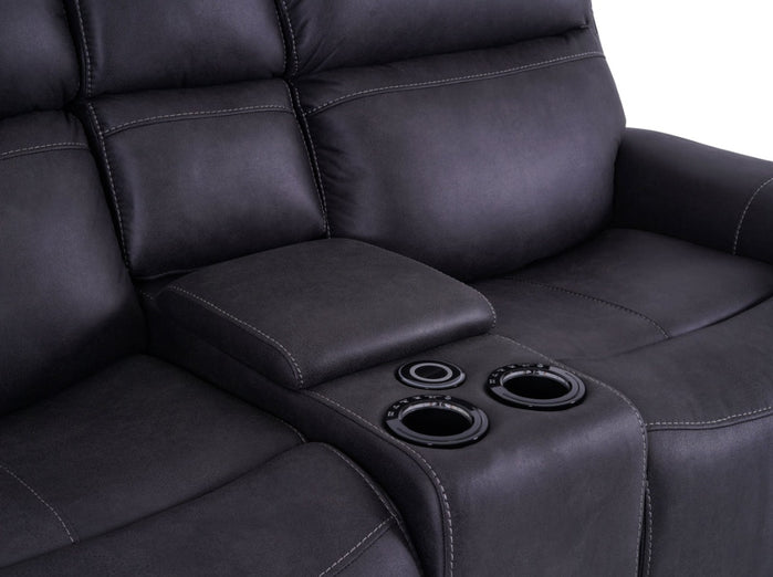 Eiger 2 Seater Smart sofa Power Recliner with Console