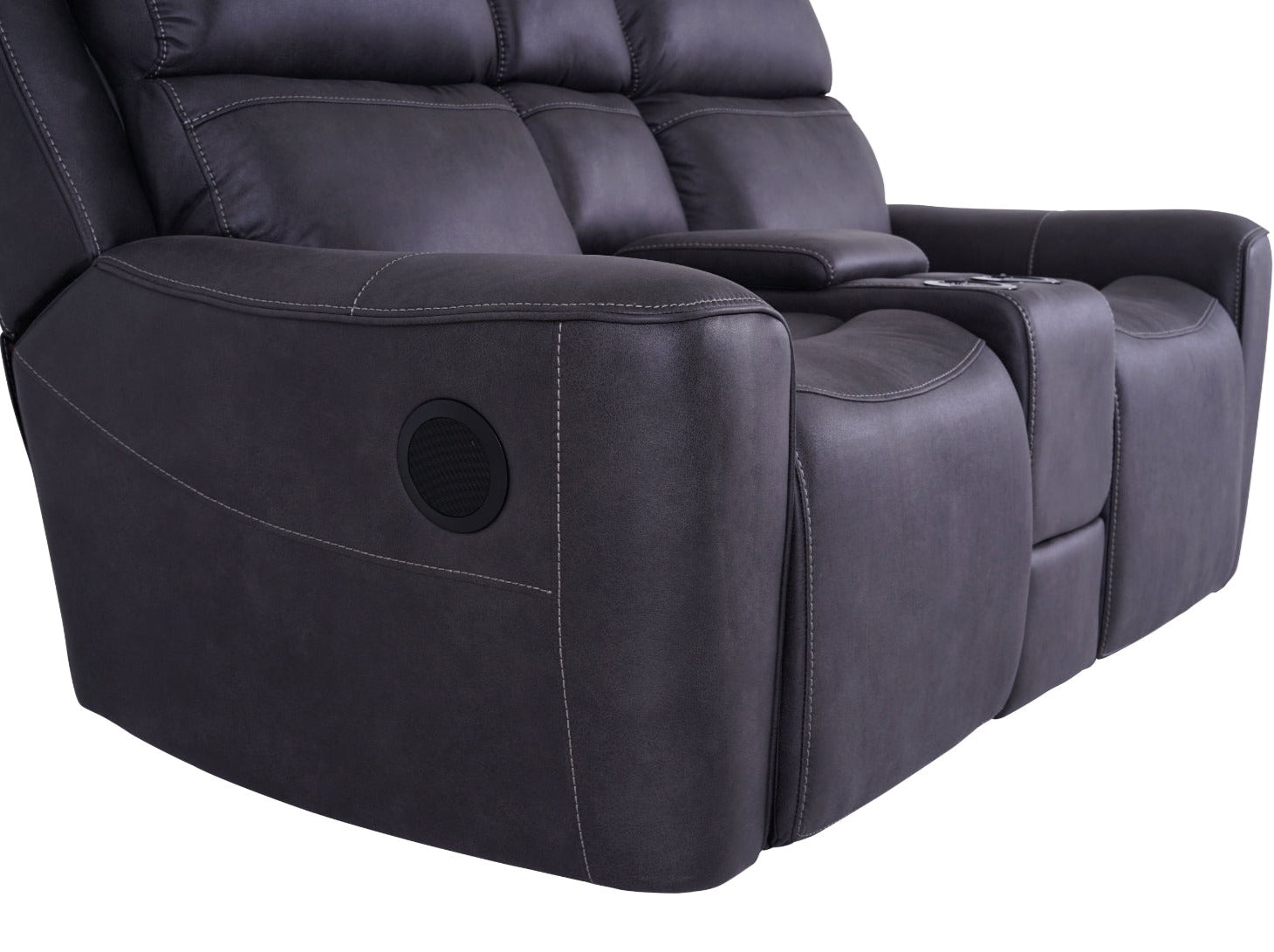 Eiger 2 Seater Smart sofa Power Recliner with Console - Dante Furniture
