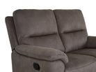 Malmo 2 Seater Recliner - Grey - Dante Furniture