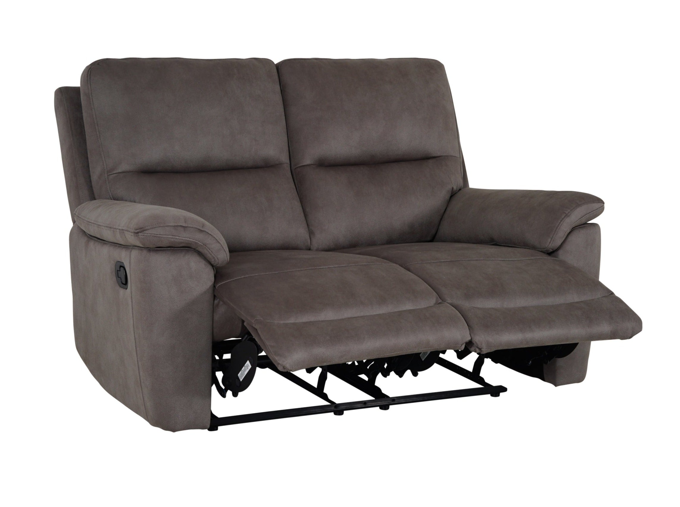 Malmo 2 Seater Recliner - Grey - Dante Furniture