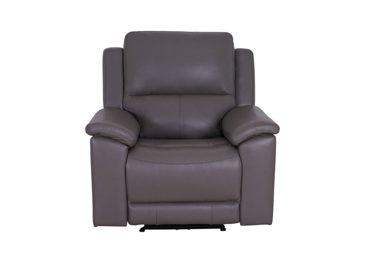 Valdez Power Recliner Armchair Grey - Dante Furniture