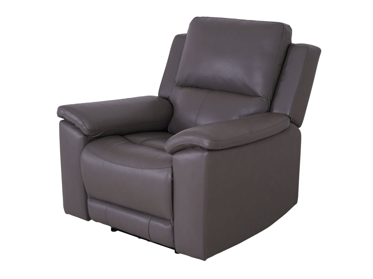 Valdez Power Recliner Armchair Grey - Dante Furniture