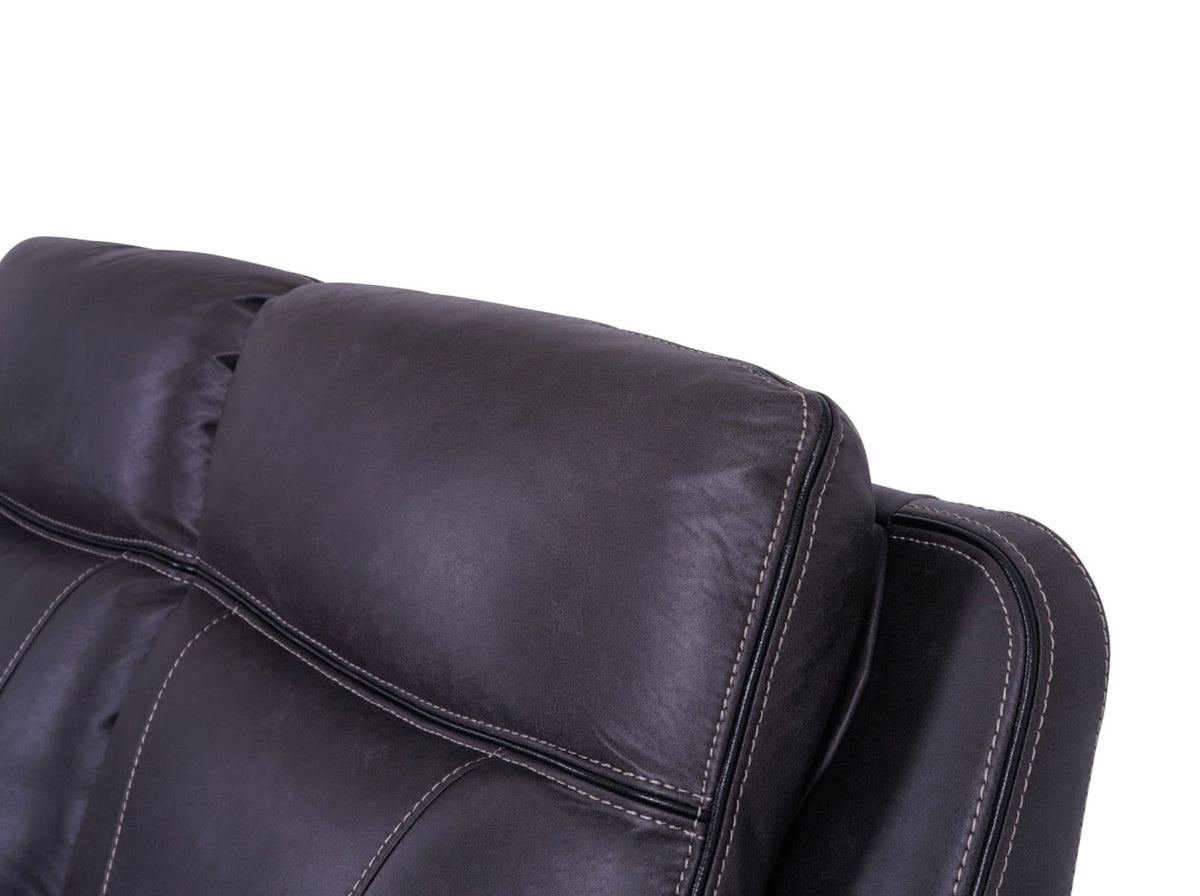 Vinson Pro recliner sofa – power headrest detail
