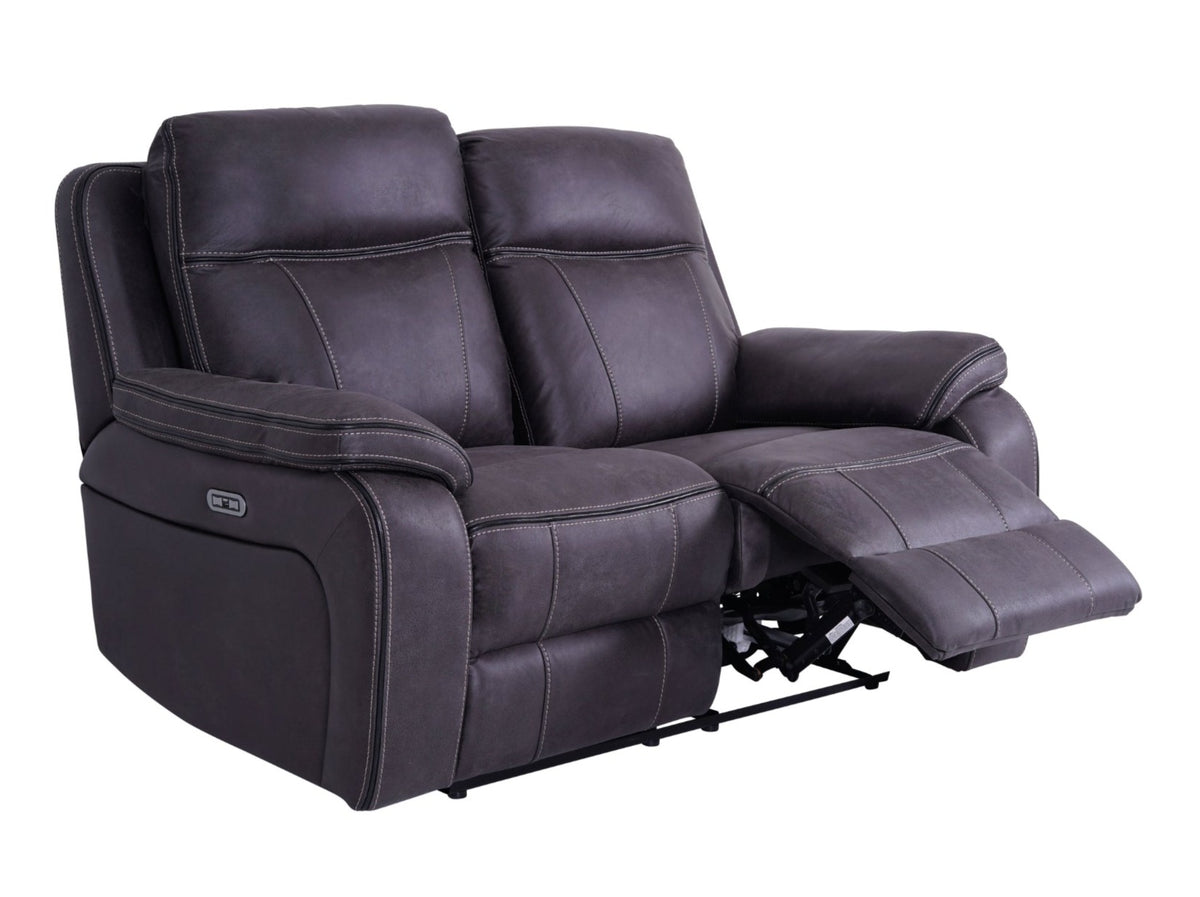 Vinson Pro 2 seater power recliner sofa with footrest raised